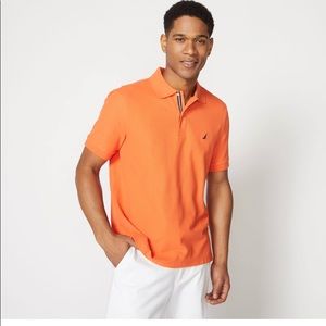 Nautica orange polo shirt